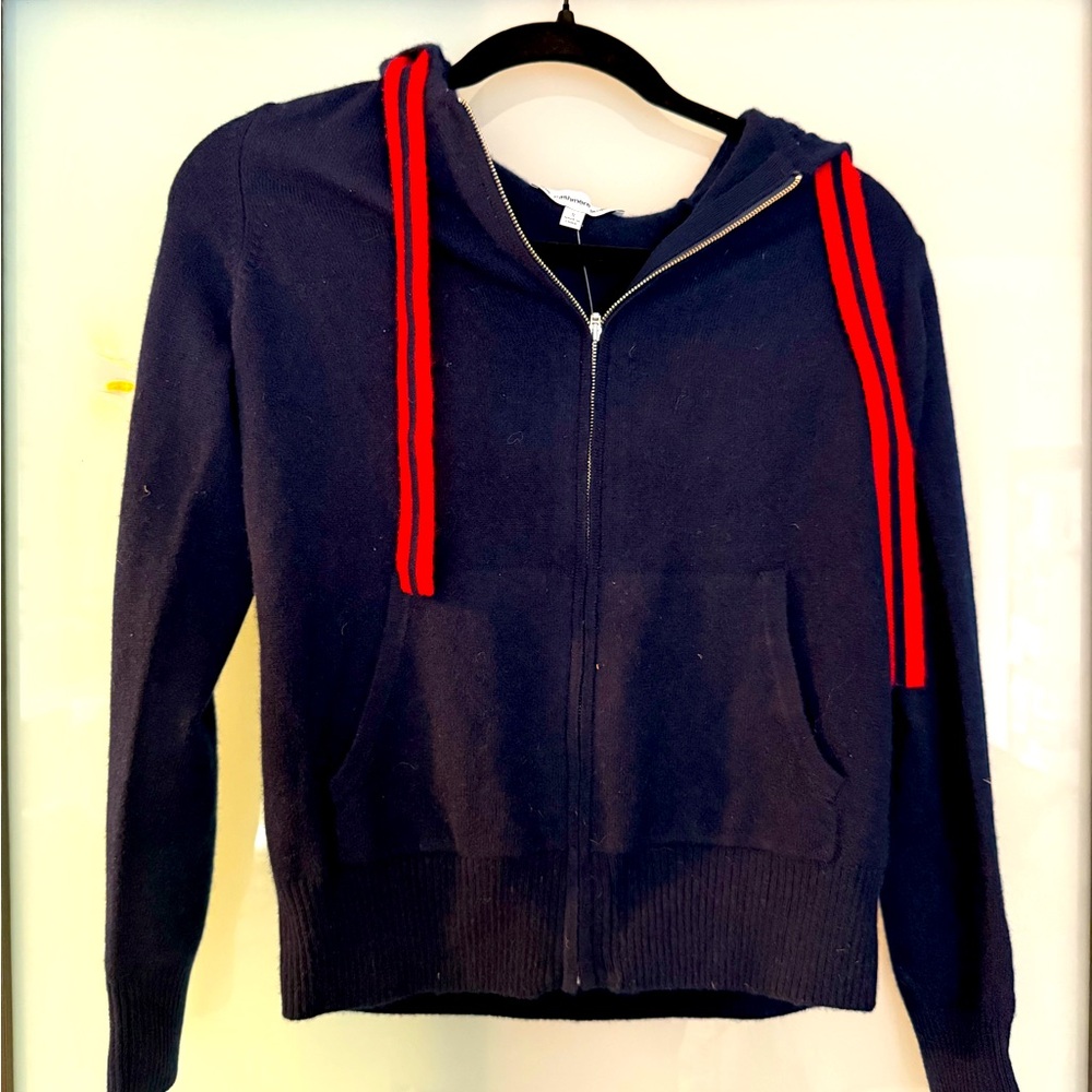Cashmere Project Navy Star Zip Up